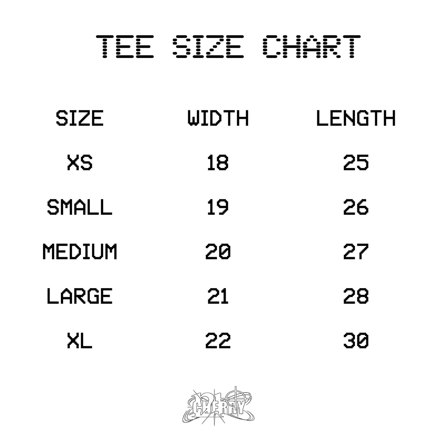 CHERRY1210 "PROOF TEE" BLACK