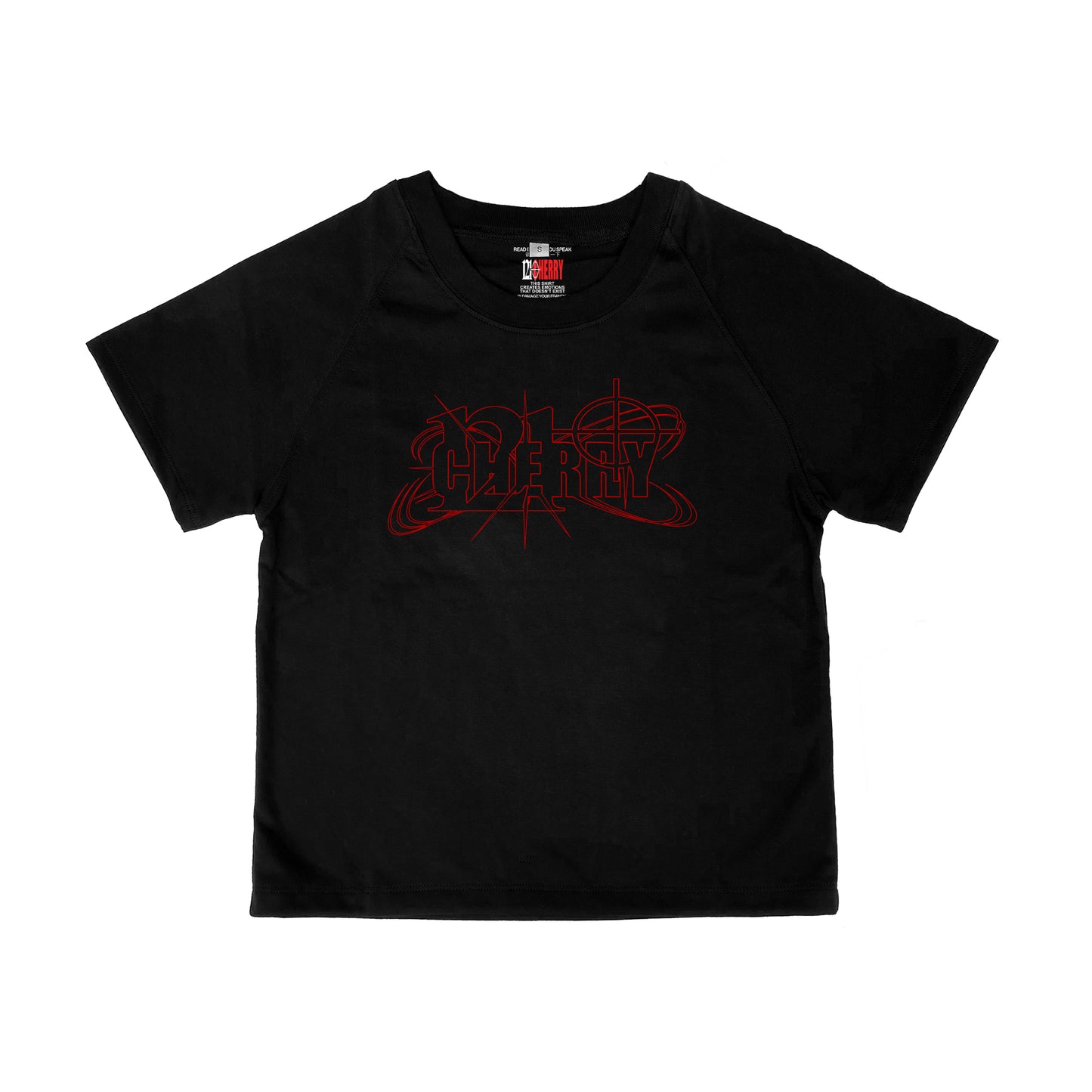 CHERRY1210 "LOGO BABYTEE" BLACK