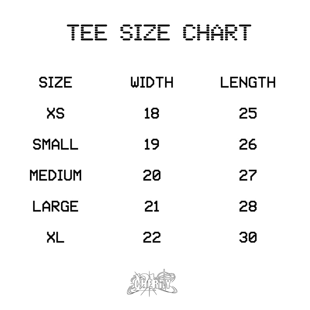 CHERRY1210 "PROOF TEE" BLACK