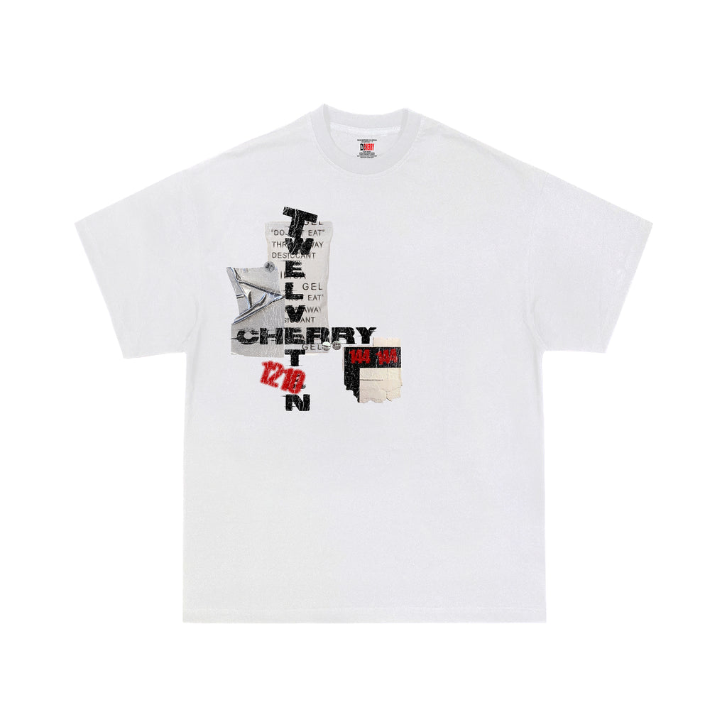 CHERRY1210 "DEFAULT PAIN TEE" WHITE